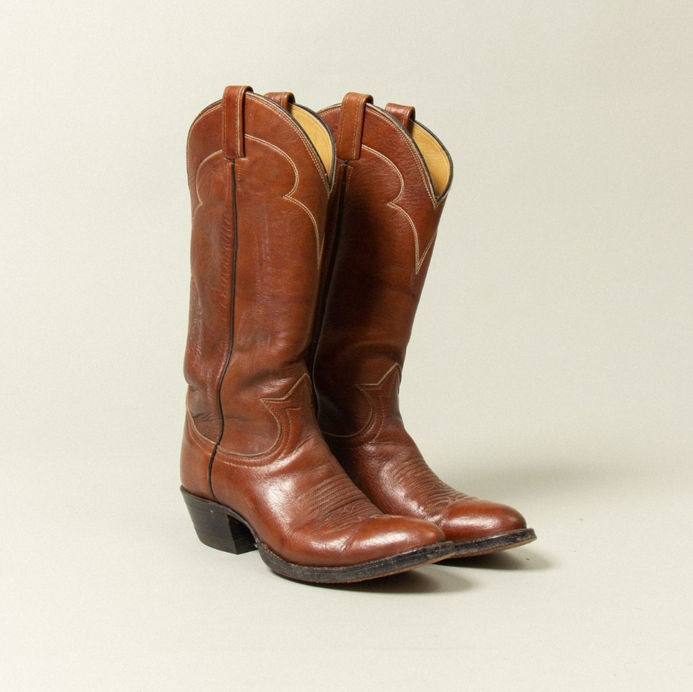 Vintage Tony Lama Western Cowboy Boots 5084 UNISEX